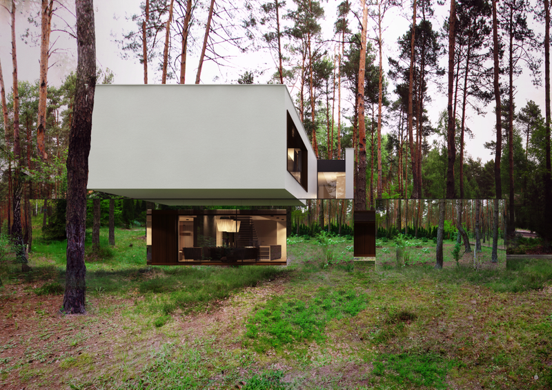 Illustration for article titled This Mirror House Is a Giant Optical Illusion